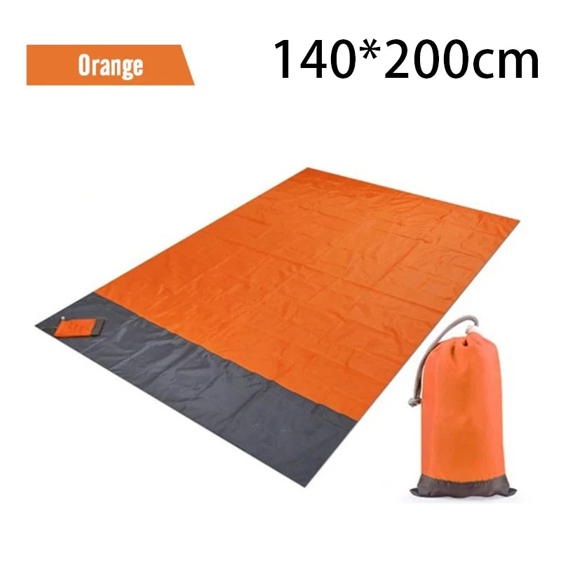 Waterproof Pocket Beach Blanket – Lightweight & Portable (2x2.1m)