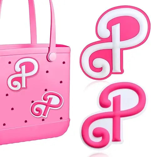2PCS Alphabet Charms – 3D Letter Accessories for Personalizing Beach Bags