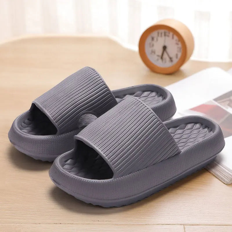 Women’s Thick Platform Cloud Slippers – Soft EVA Pillow Slides