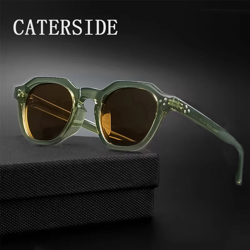 CATERSIDE Retro Polarized Sunglasses – Ultralight TR90 Frame