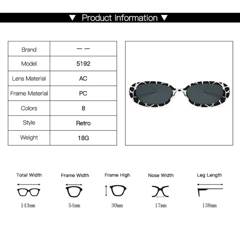 Vintage Oval Sunglasses – Luxury Designer-Inspired Shades