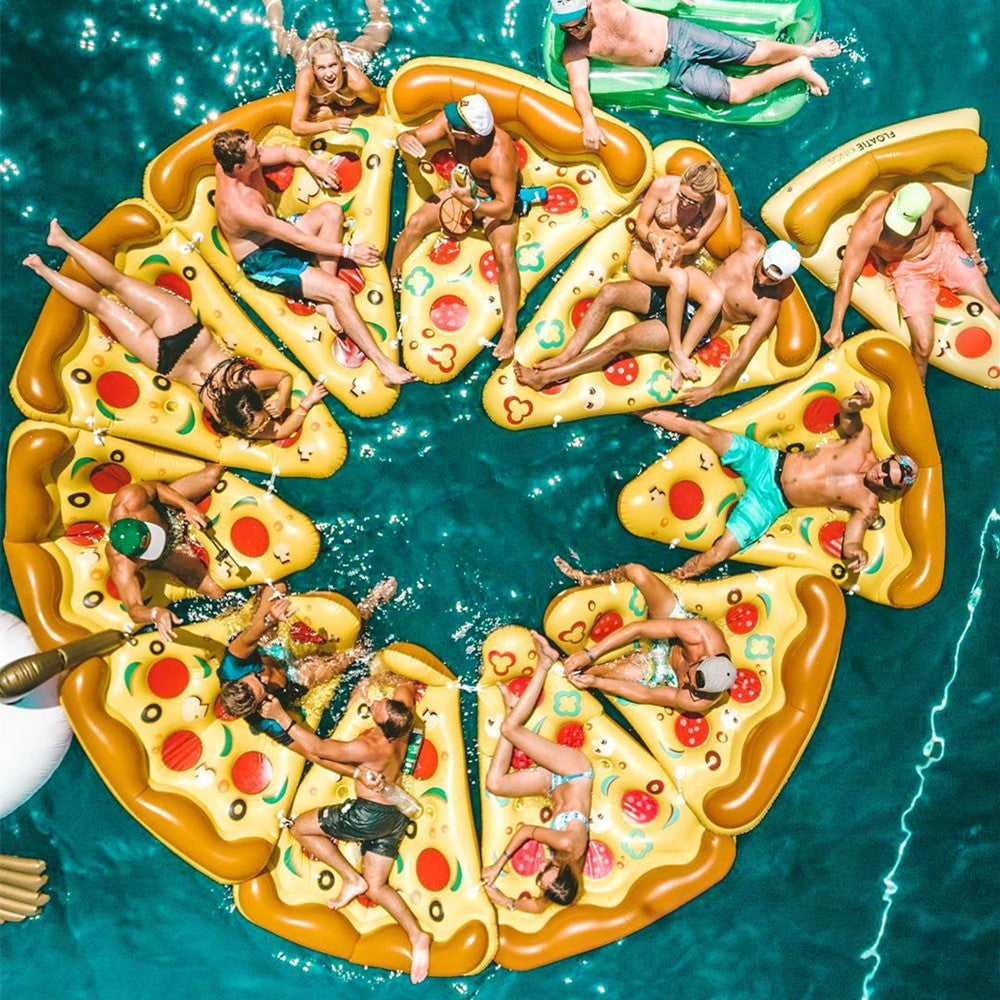 Giant Pizza Pool Float β Fun Inflatable Mattress