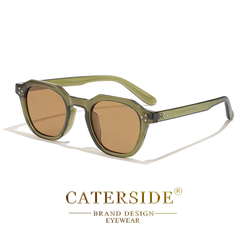 CATERSIDE Retro Polarized Sunglasses – Ultralight TR90 Frame