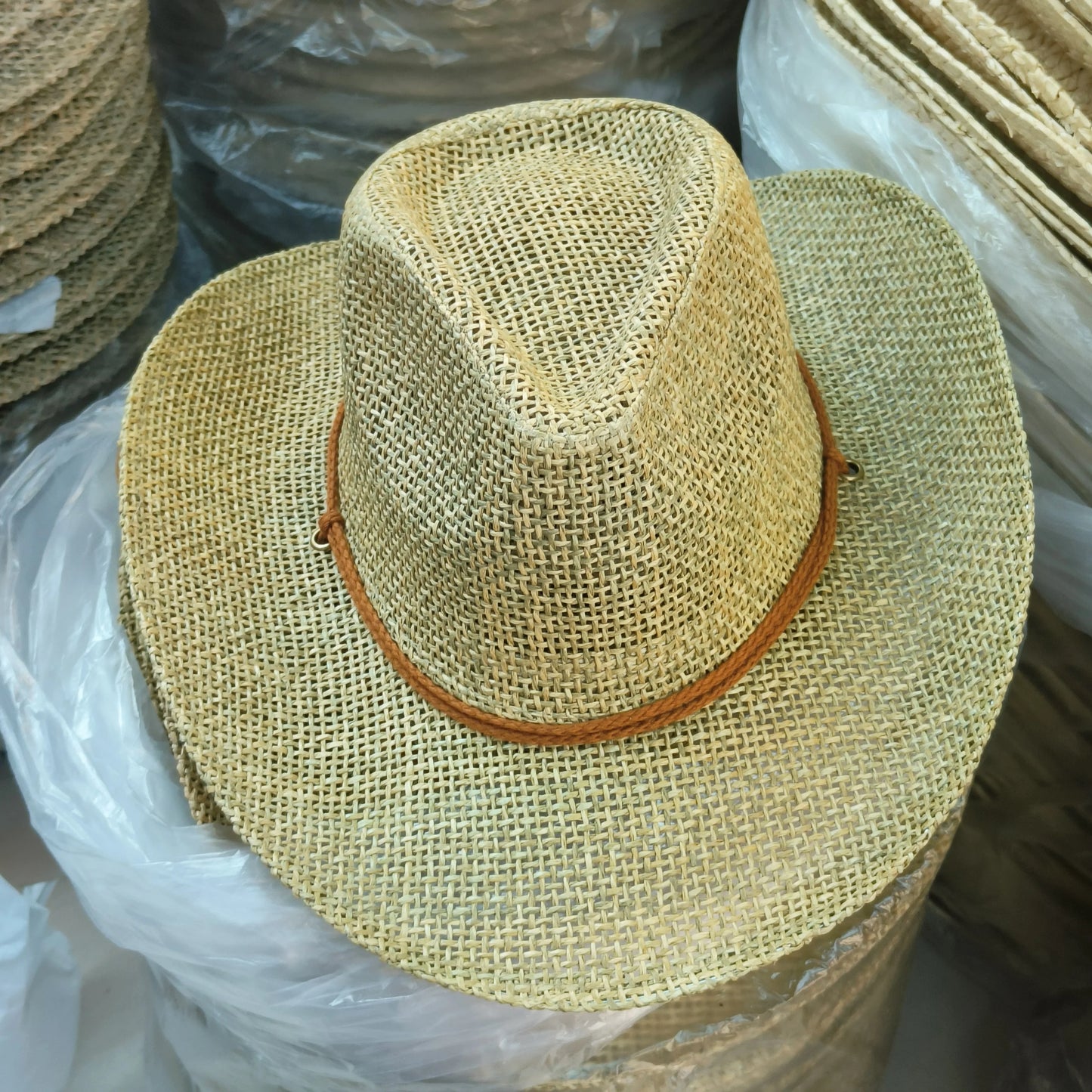 SphereGoods Natural Cowboy Hat