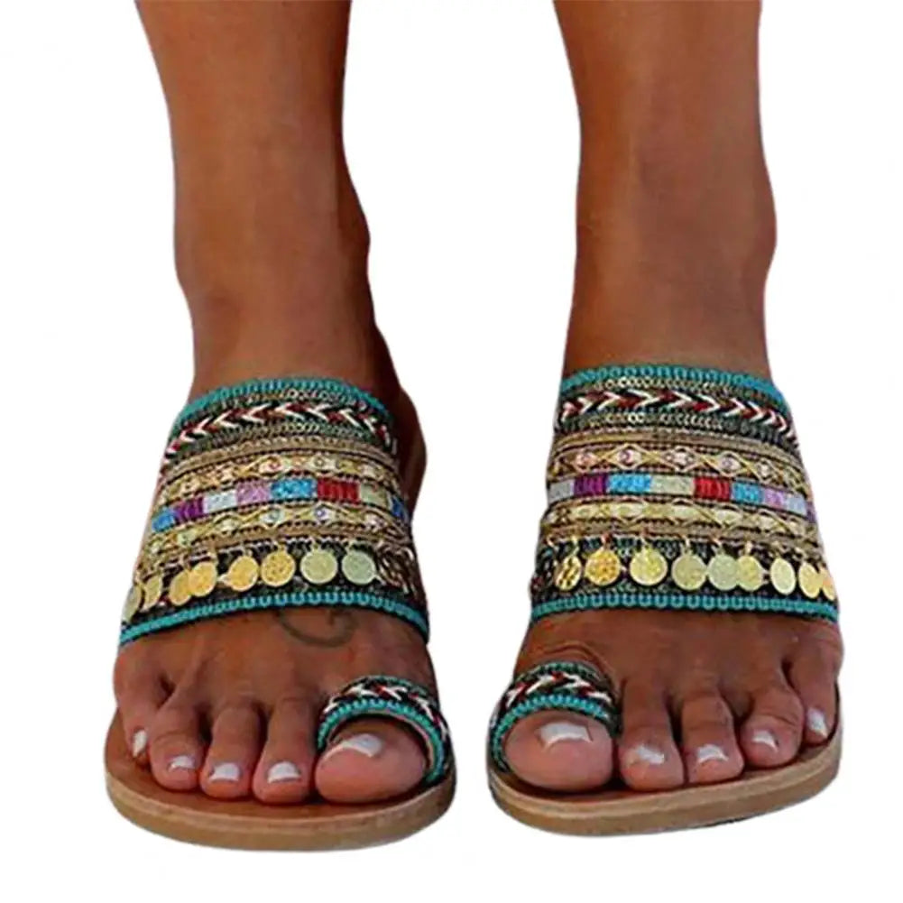 SphereGoods Tassel Flip-Flops