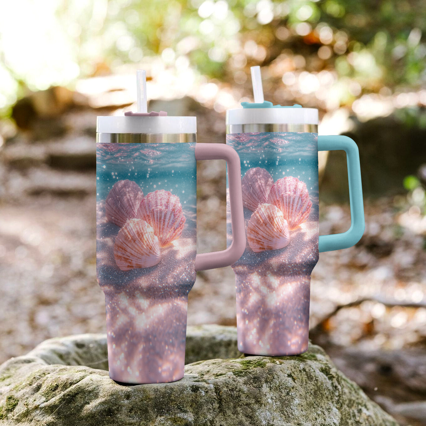 Spheregoods Tumbler Seashell Symphony