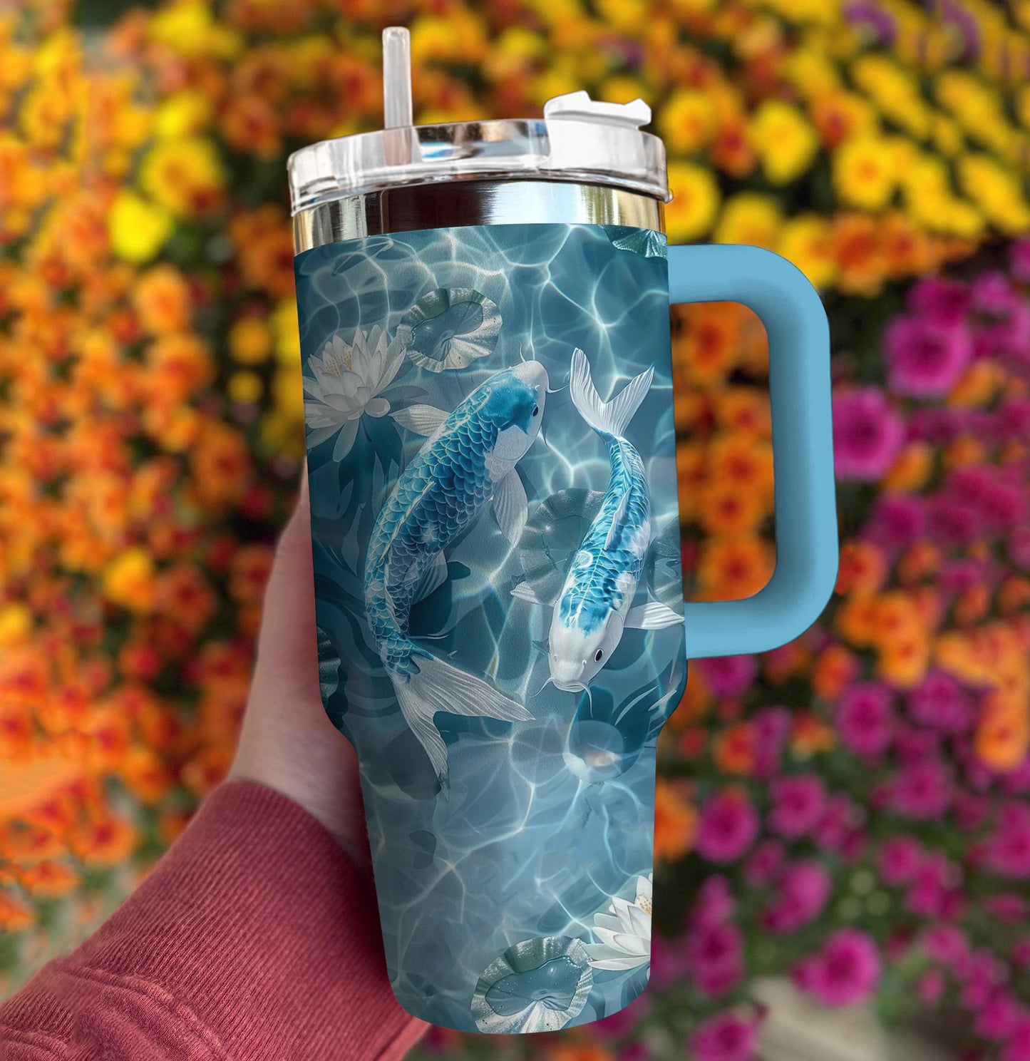 Spheregoods Tumbler Serenity Koi