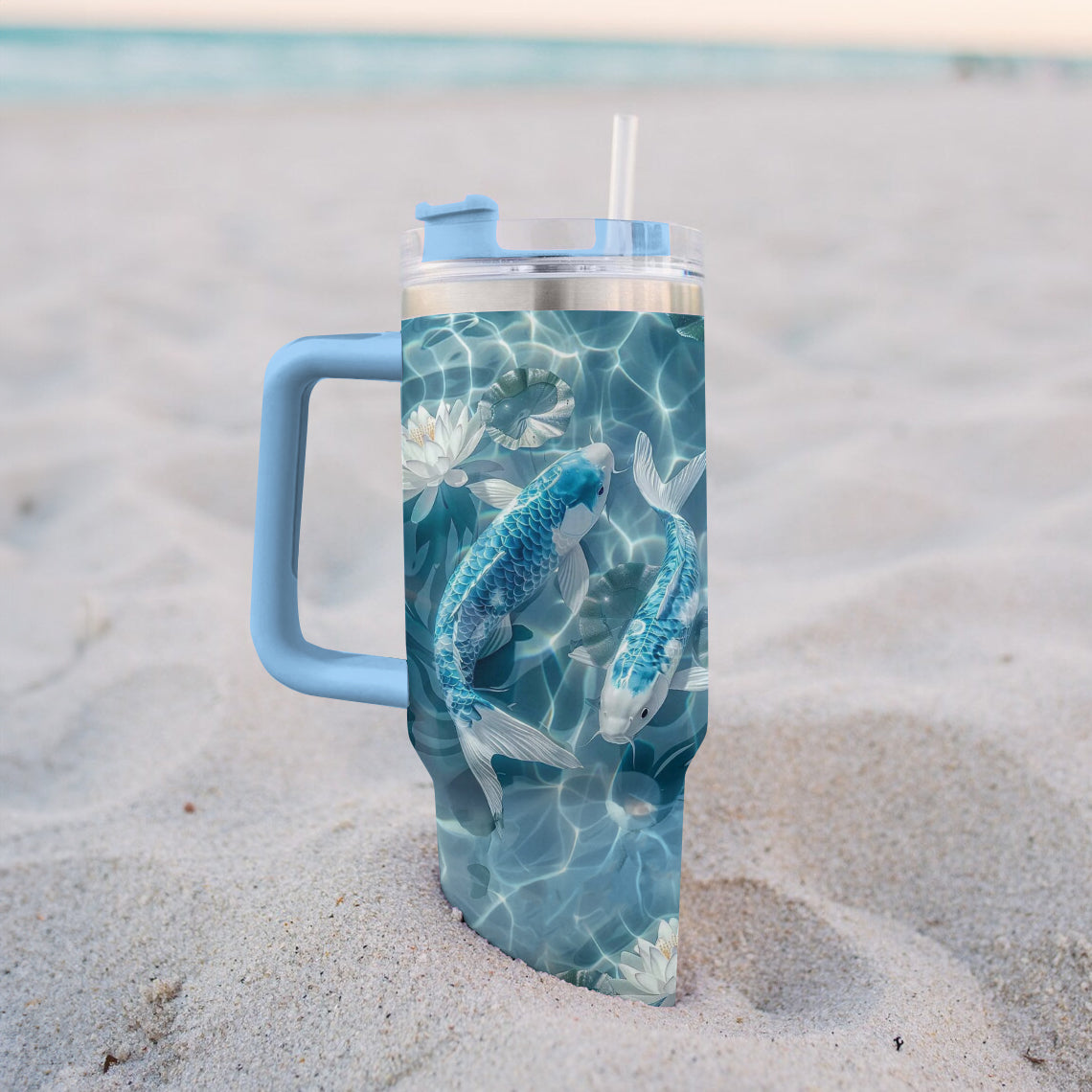 Spheregoods Tumbler Serenity Koi
