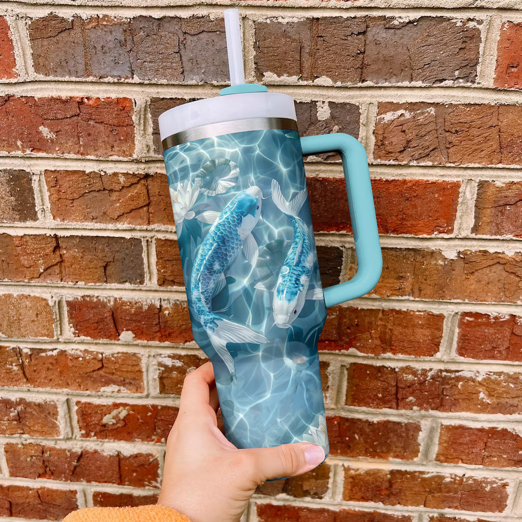 Spheregoods Tumbler Serenity Koi