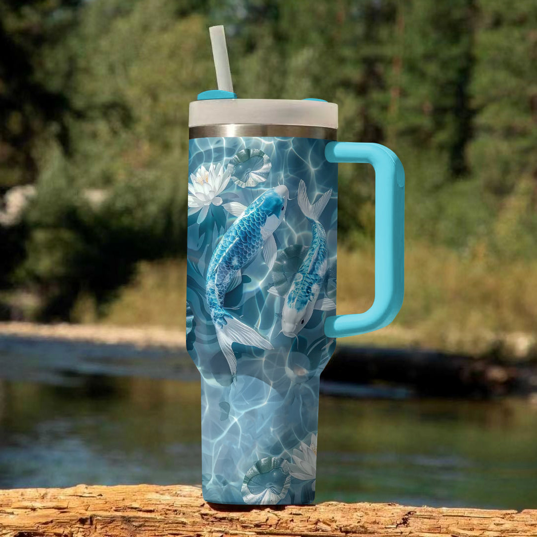 Spheregoods Tumbler Serenity Koi
