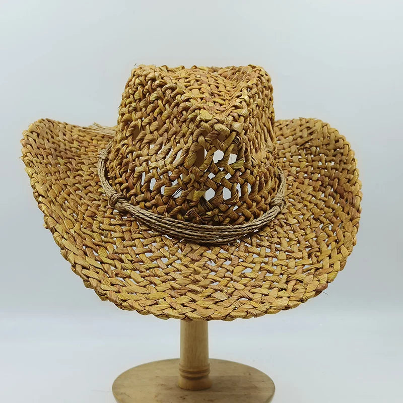 SphereGoods Natural Cowboy Hat