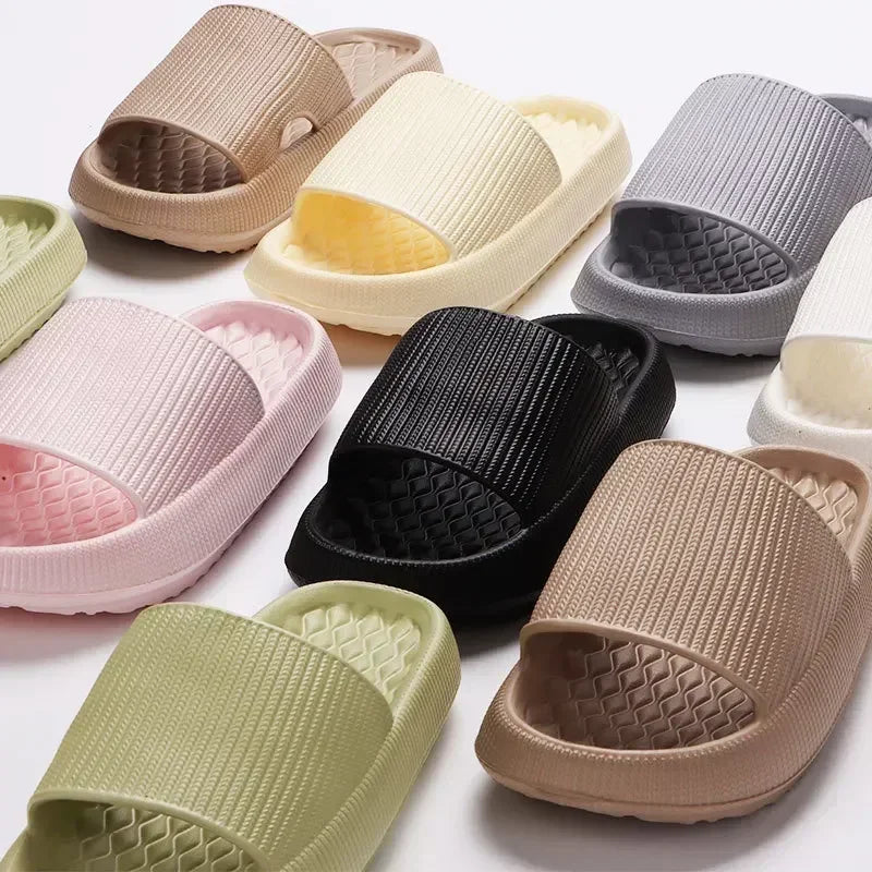 Women’s Thick Platform Cloud Slippers – Soft EVA Pillow Slides