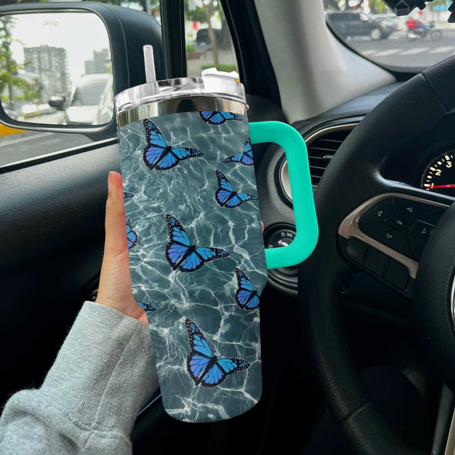 Spheregoods Tumbler Ocean Whisper Wings