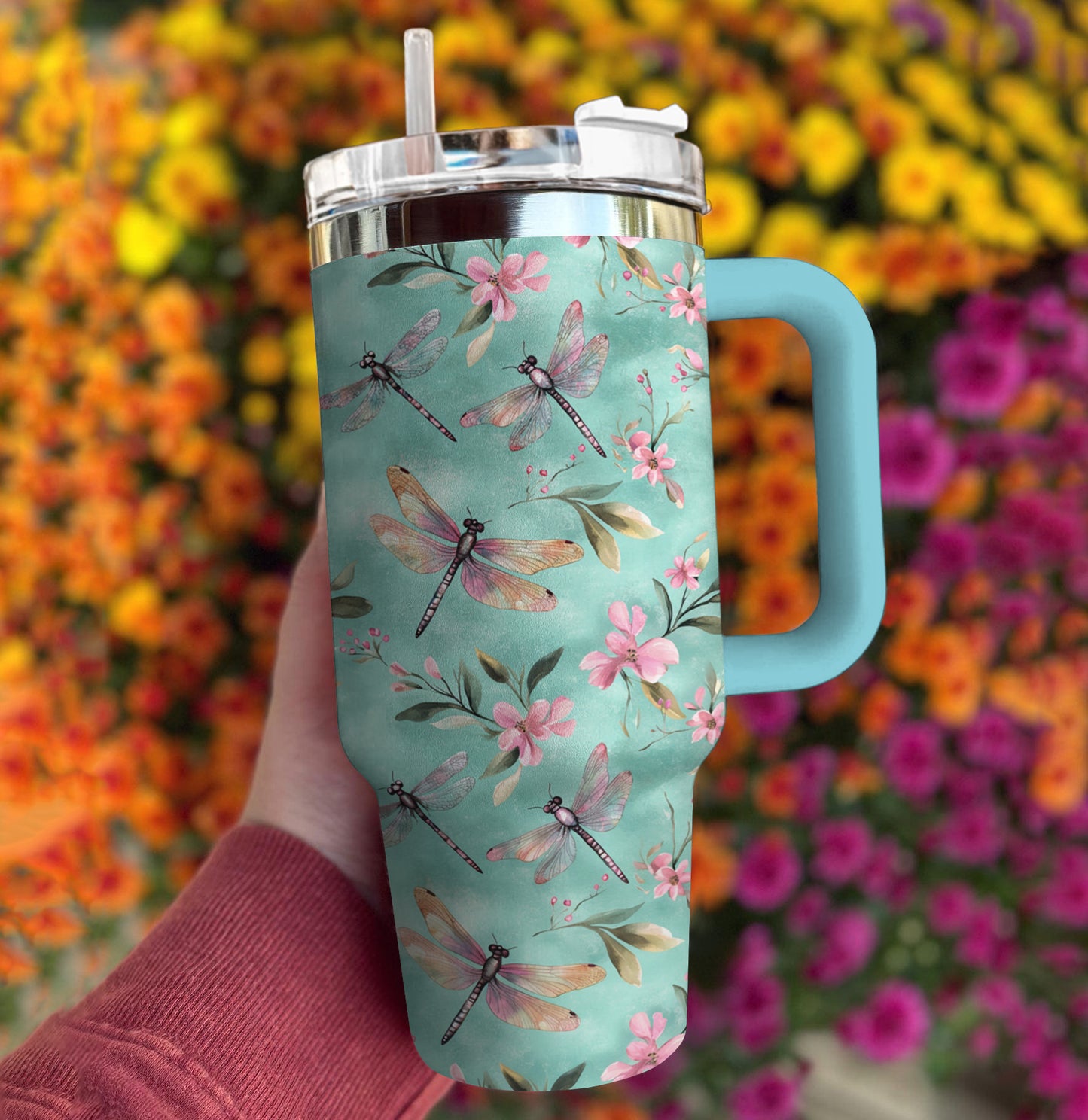Spheregoods Tumbler Dragonfly Days of Summer