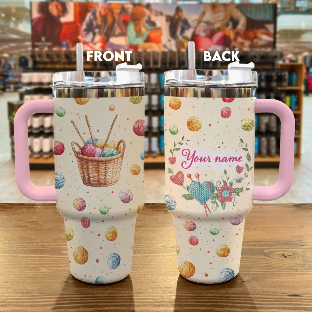 Spheregoods Personalized Tumbler Loops of Love