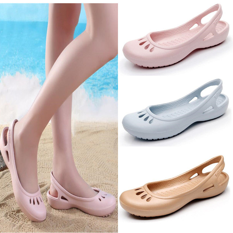 Lightweight Non Slip Nurse Garden Outdoor Jelly Cave Shoes