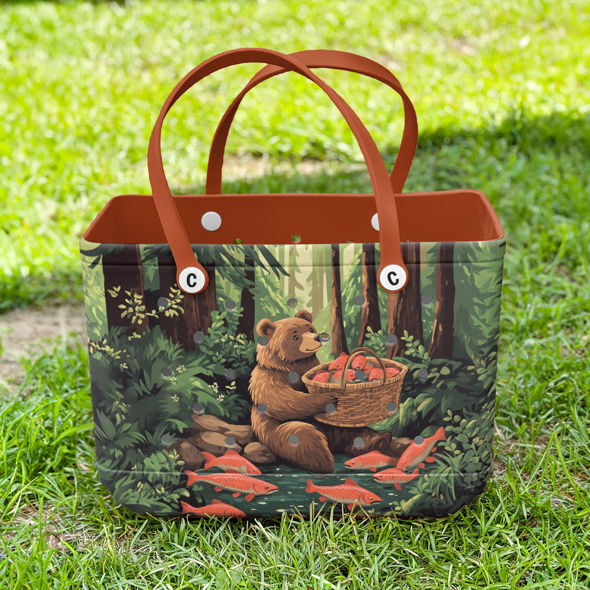 Spheregoods Cee™ Bag Fishing Bear Bliss