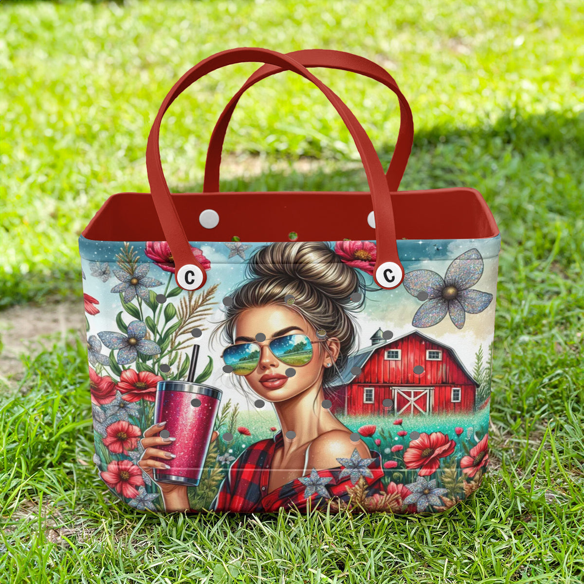 Spheregoods Cee™ Bag Red Barn Farm Straight
