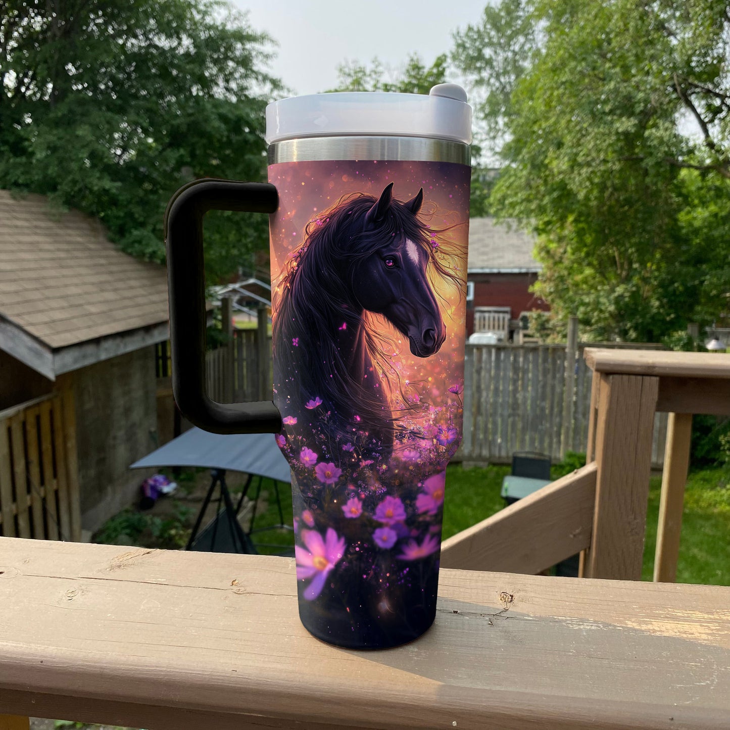 Spheregoods Tumbler Mystic Midnight Mare