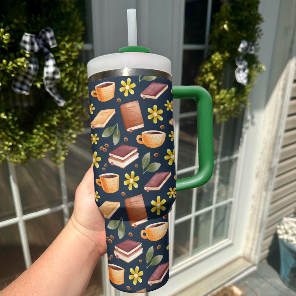 Spheregoods Tumbler Reading Floral