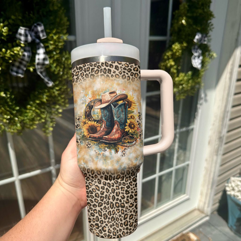 Spheregoods Tumbler Western Sunflower Charm