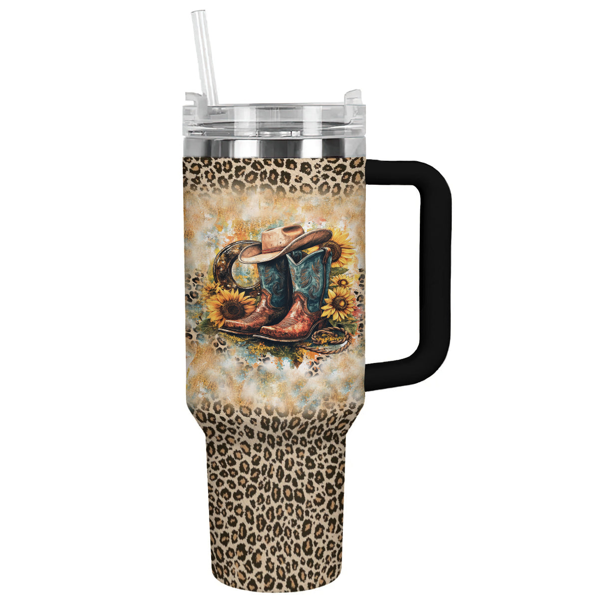 Spheregoods Tumbler Western Sunflower Charm