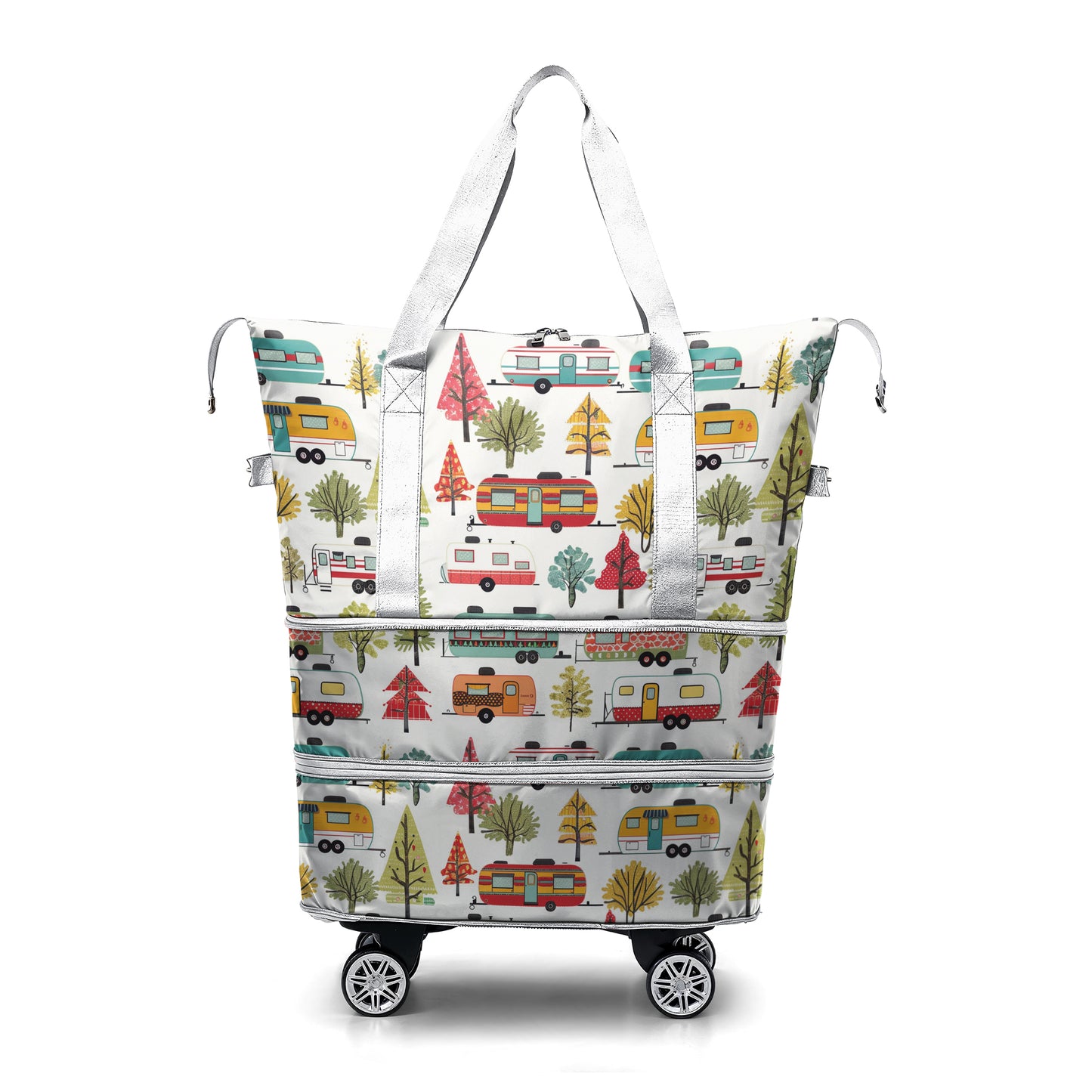 Spheregoods Luggage Bag Happy Camper