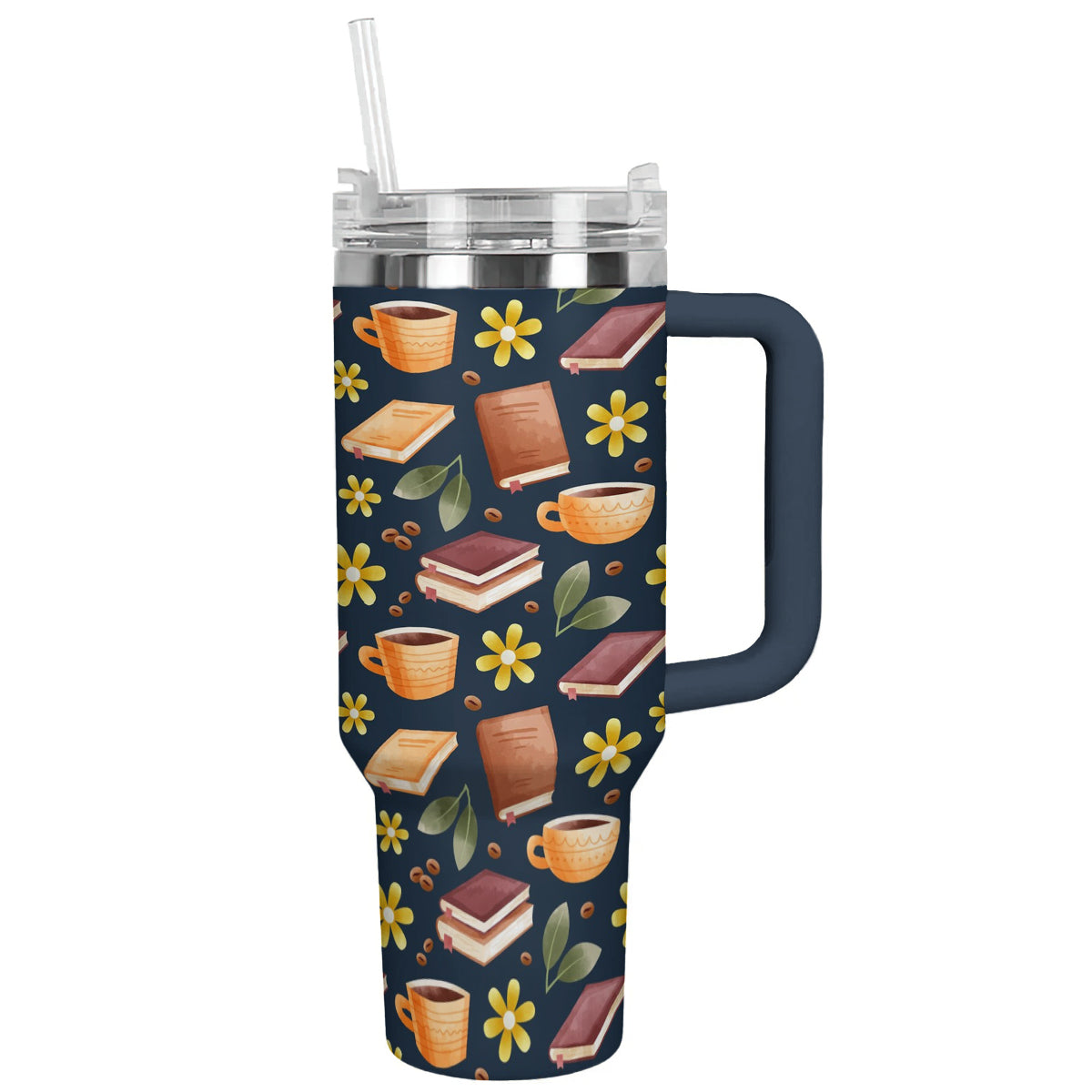 Spheregoods Tumbler Reading Floral