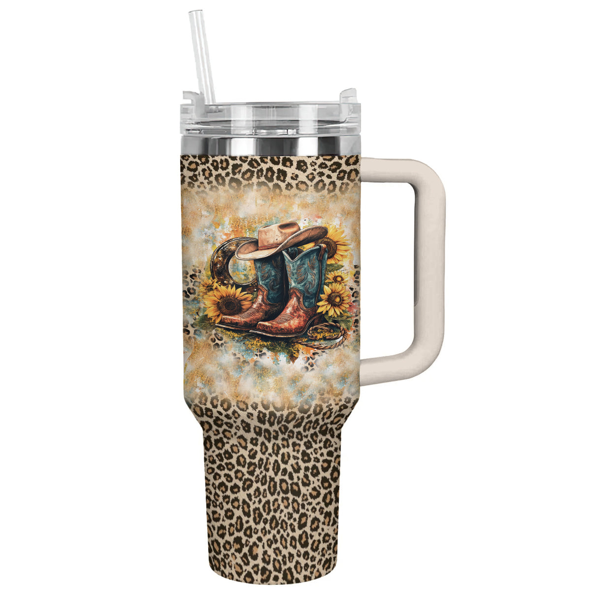 Spheregoods Tumbler Western Sunflower Charm