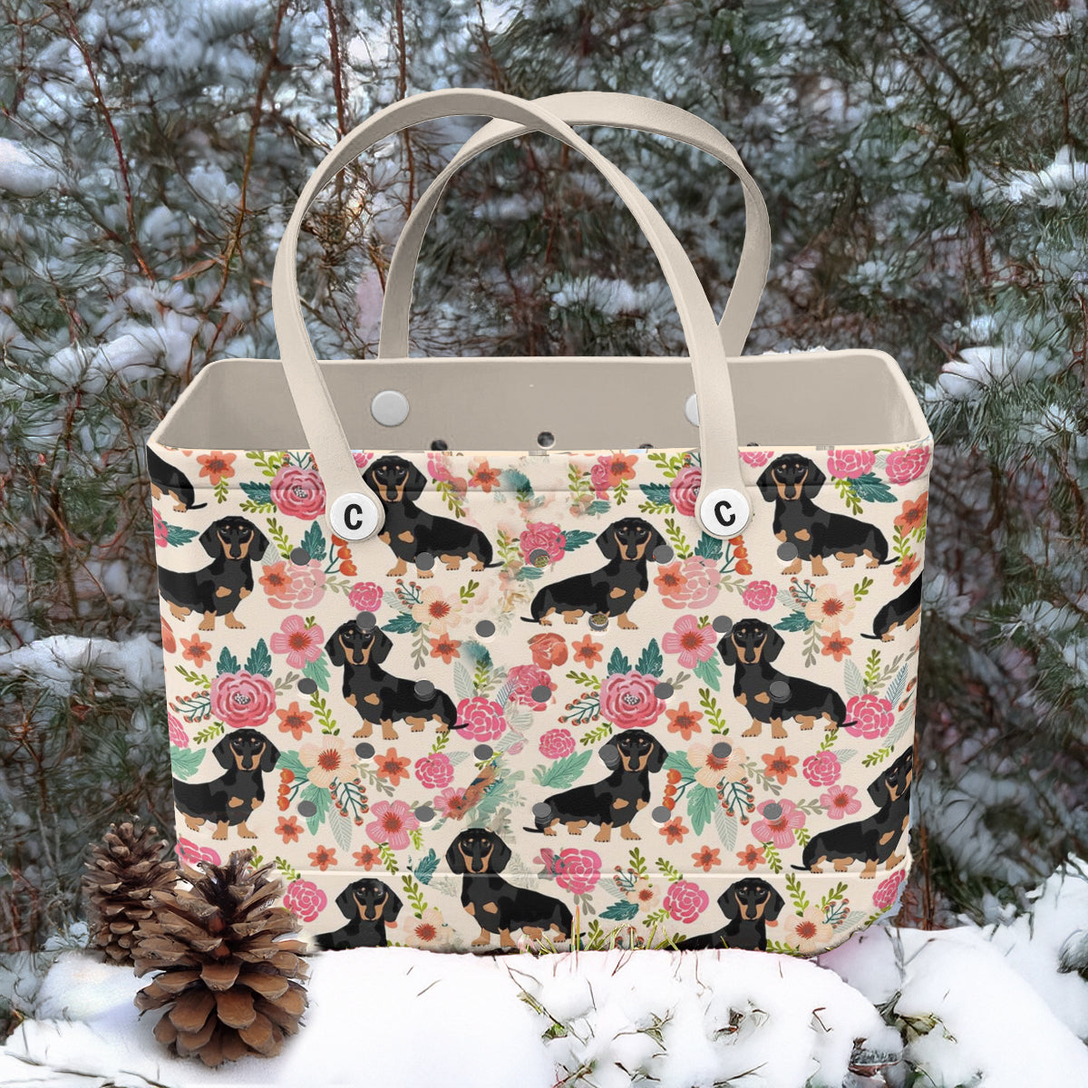 Spheregoods Cee™ Bag Dachshund Bloom Delight