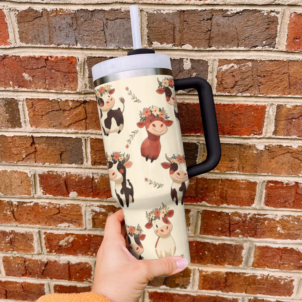 Spheregoods Tumbler Blissful Bovine