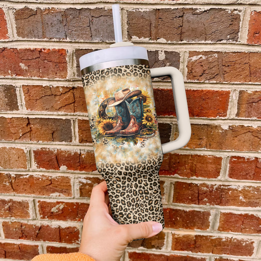 Spheregoods Tumbler Western Sunflower Charm