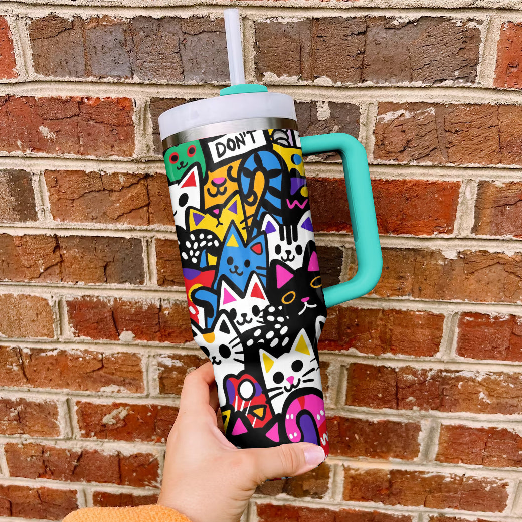 Spheregoods Tumbler Feline Frenzy