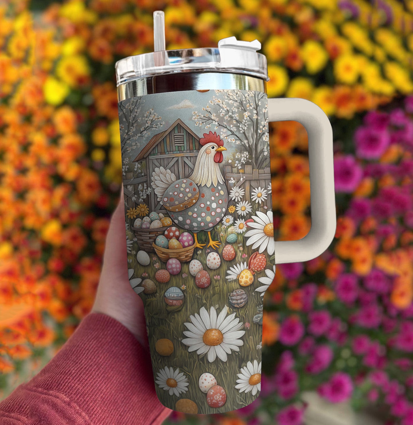 Spheregoods Tumbler Blossom Hen