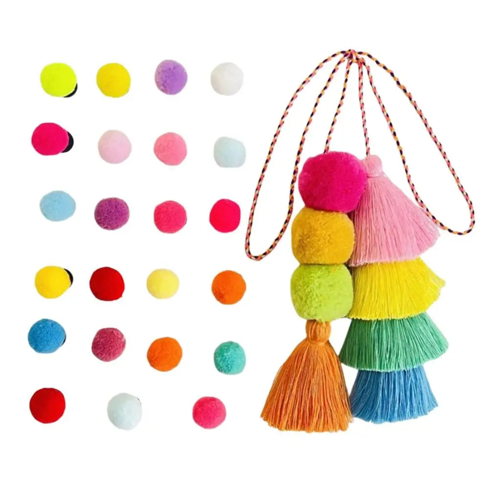 Spheregoods Pom Pom Charms Set