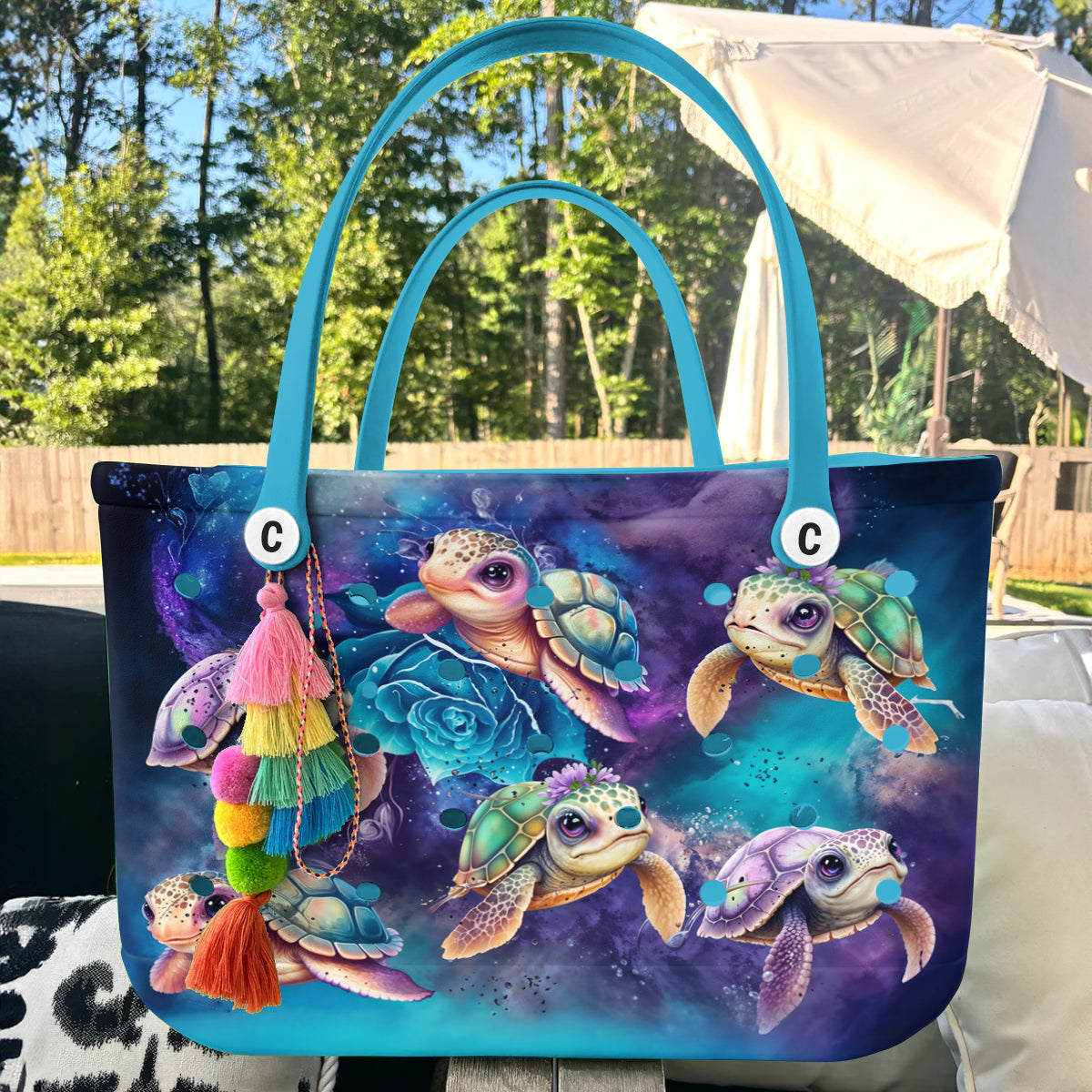 Spheregoods Cee™ Bag Cosmic Turtle Neon