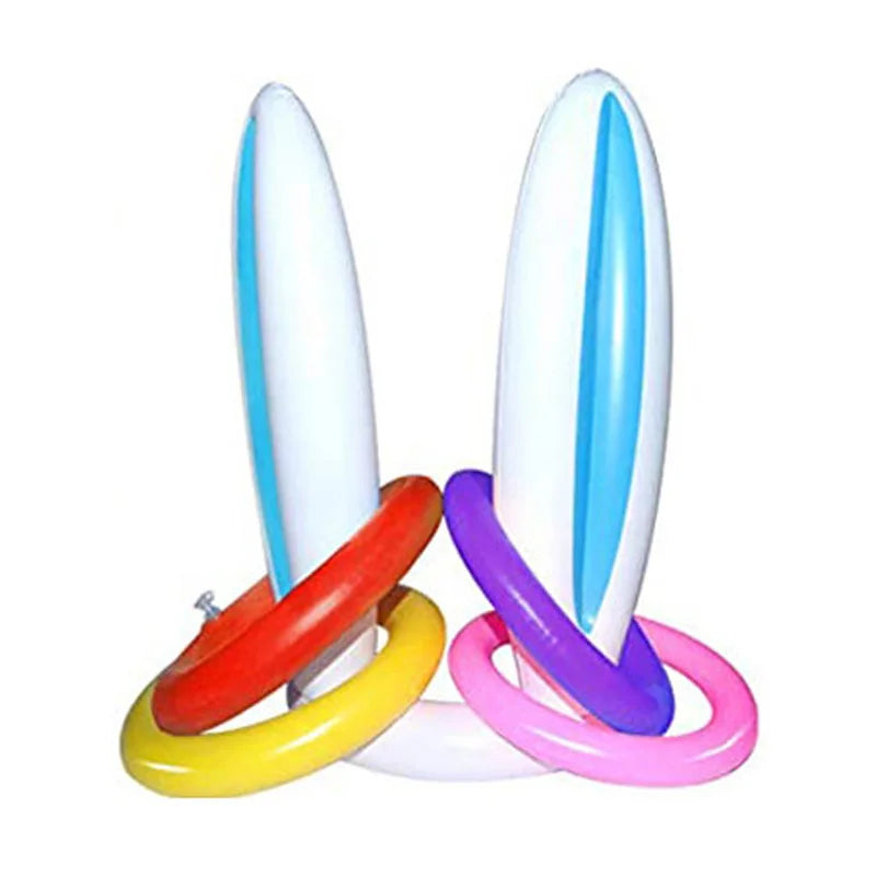 SphereGoods 5Pcs Inflatable Pool Toys Ring Toss