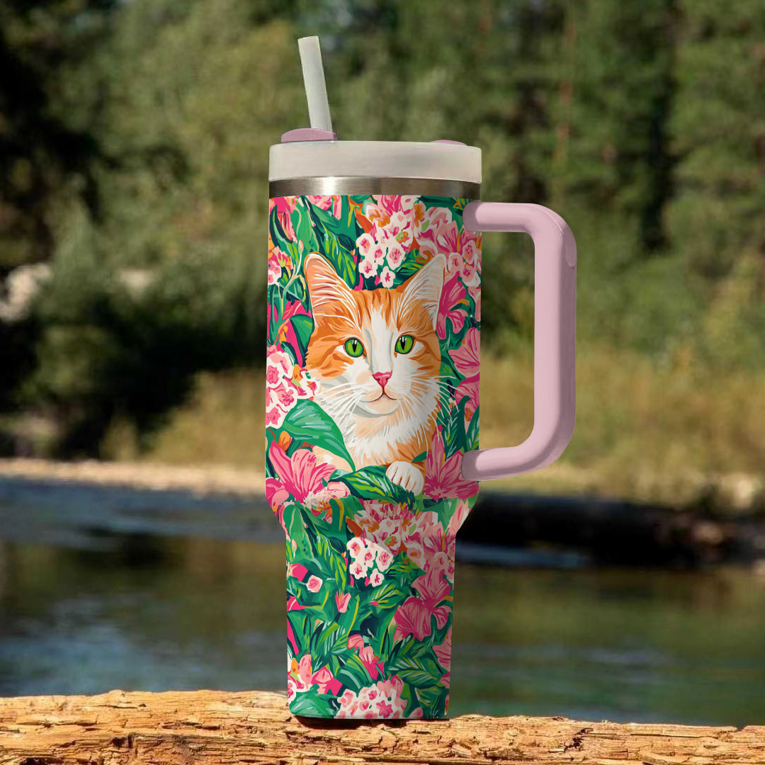 Spheregoods Tumbler Meowtropical
