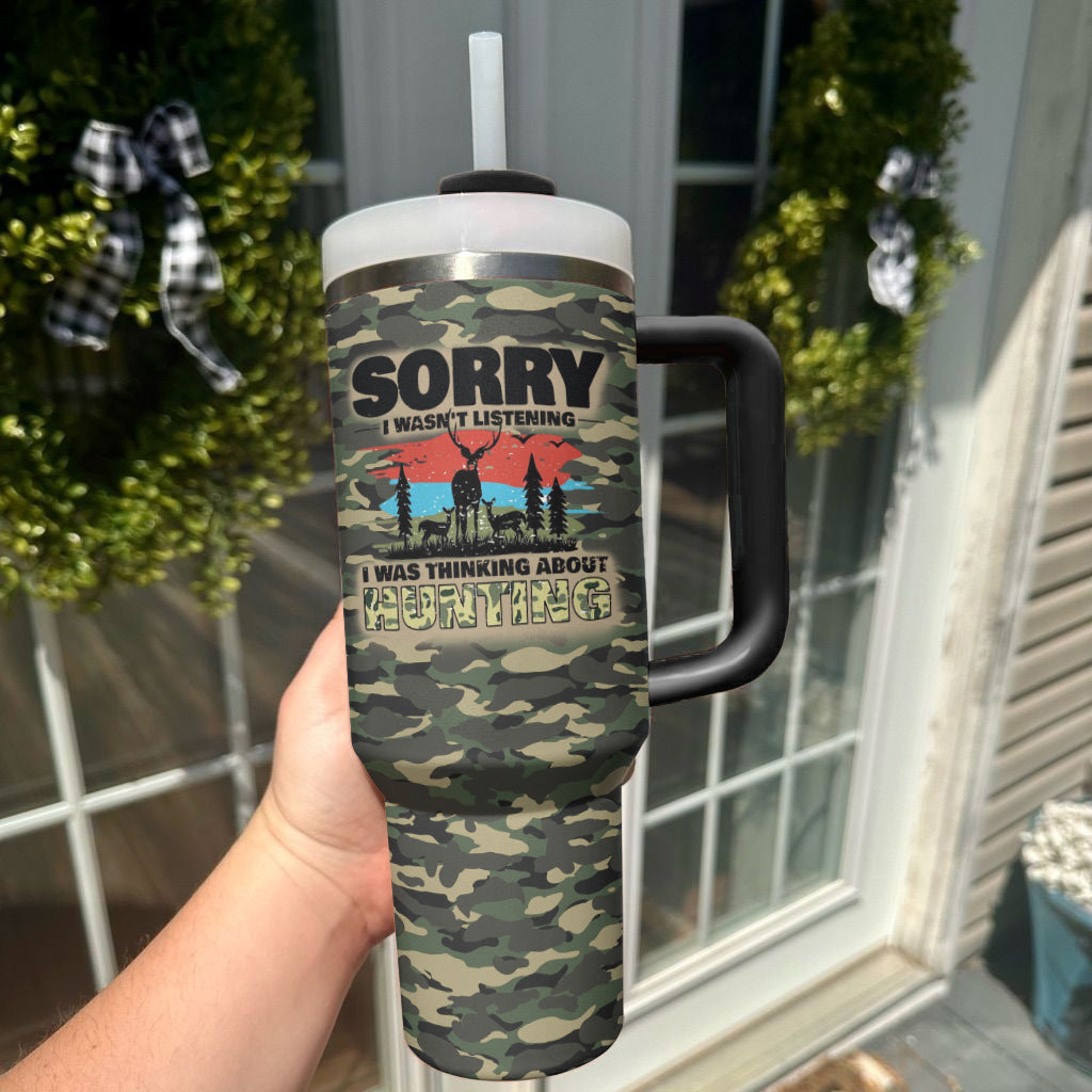 Spheregoods Tumbler Forever Hunting Thoughts