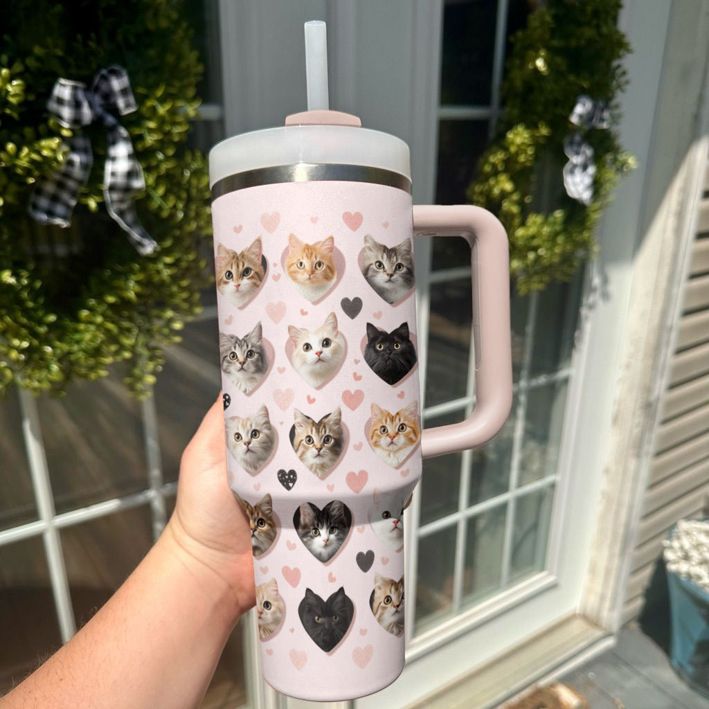Spheregoods Tumbler Purrfect Hearts