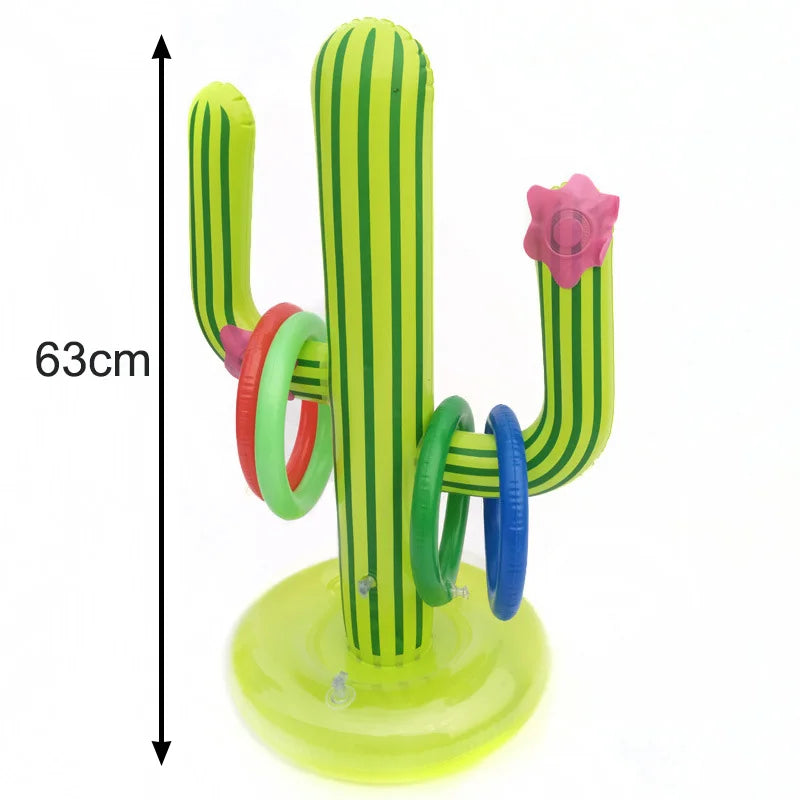 SphereGoods 5Pcs Inflatable Pool Toys Ring Toss