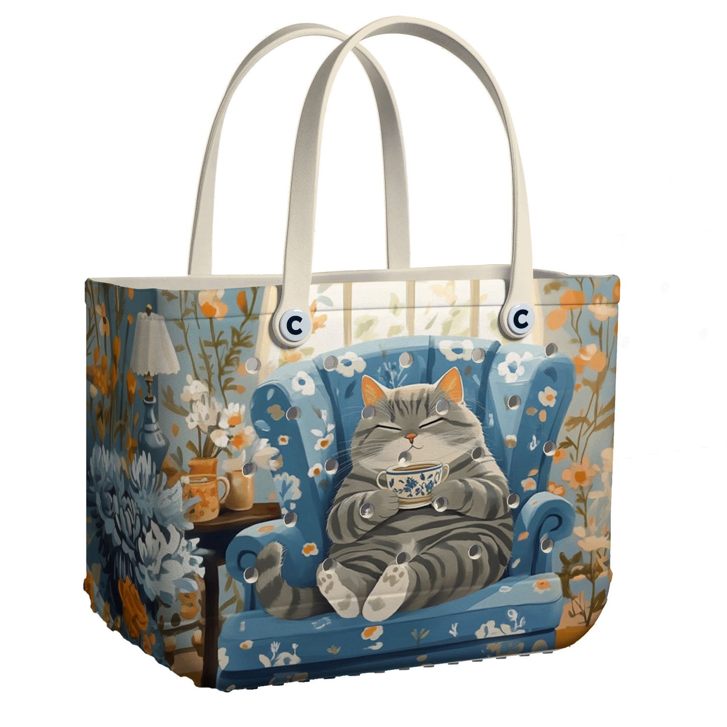 Spheregoods Cee™ Bag Purrfect Tea Time