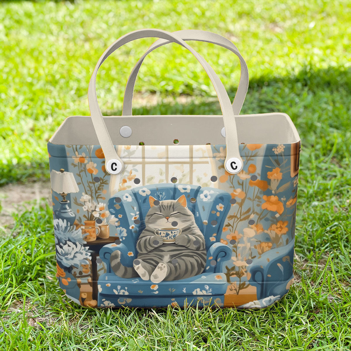 Spheregoods Cee™ Bag Purrfect Tea Time