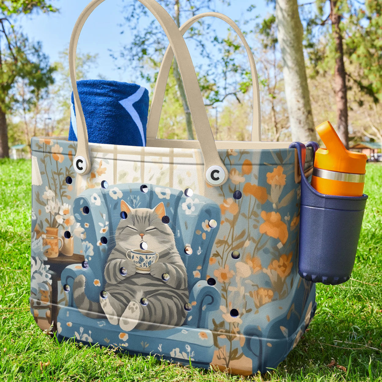 Spheregoods Cee™ Bag Purrfect Tea Time
