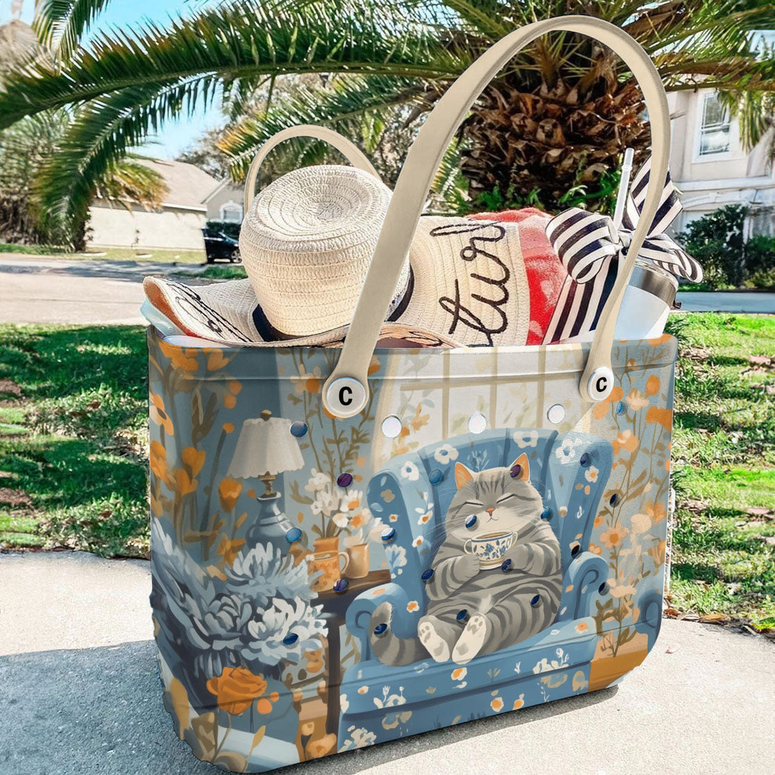 Spheregoods Cee™ Bag Purrfect Tea Time
