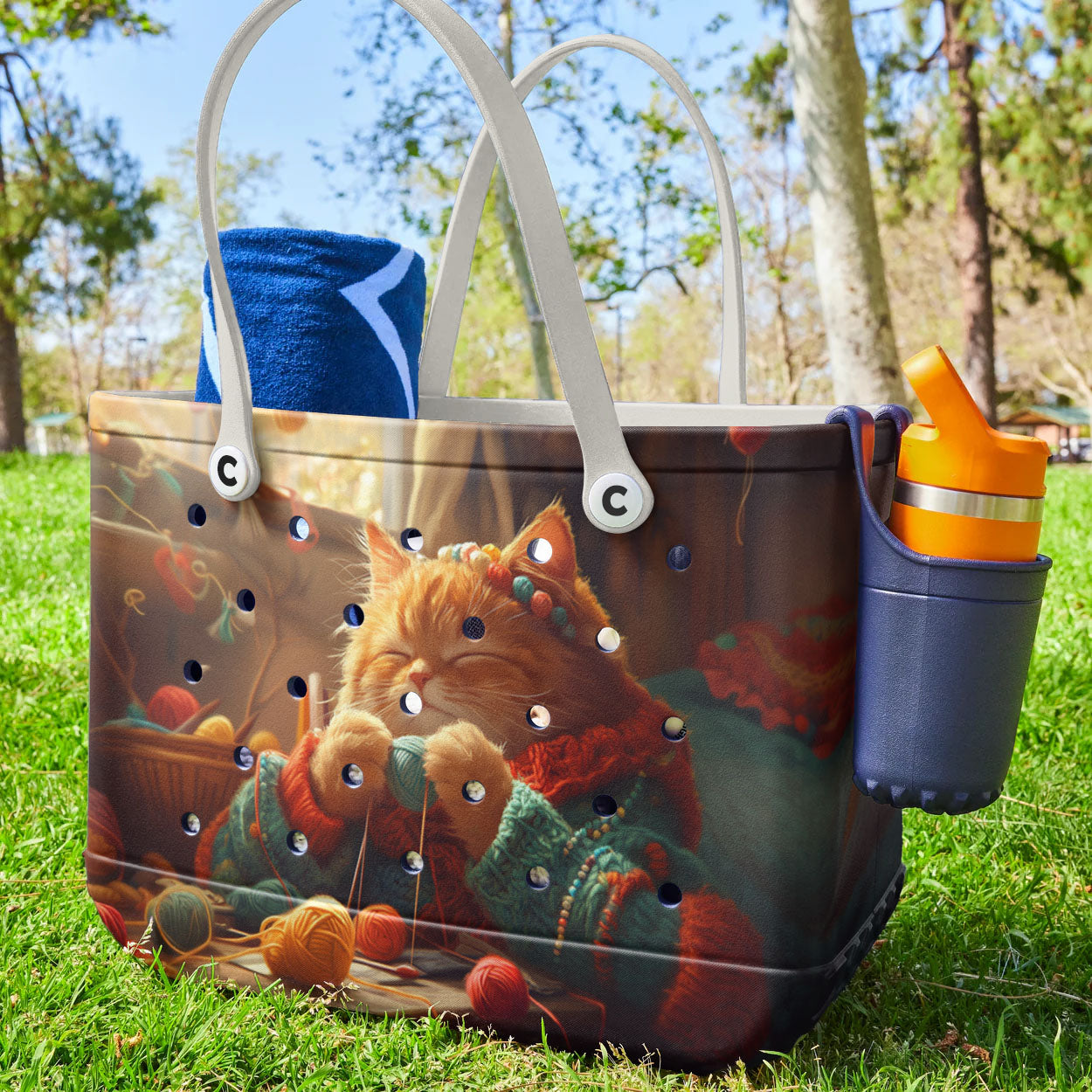 Spheregoods Cee™ Bag Purrfectly Knitted