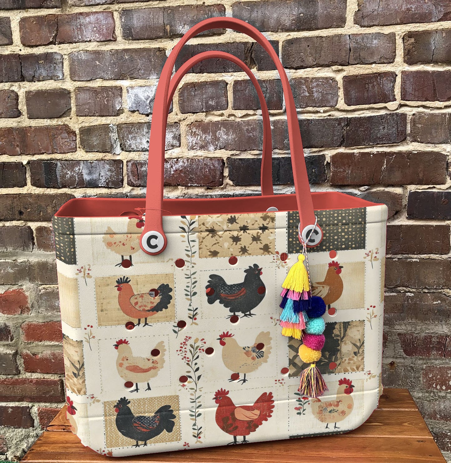 Spheregoods Cee™ Bag Patchwork Poultry