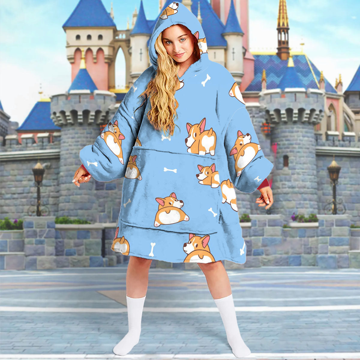 Spheregoods Huggie Blanket Corg-eous Couture