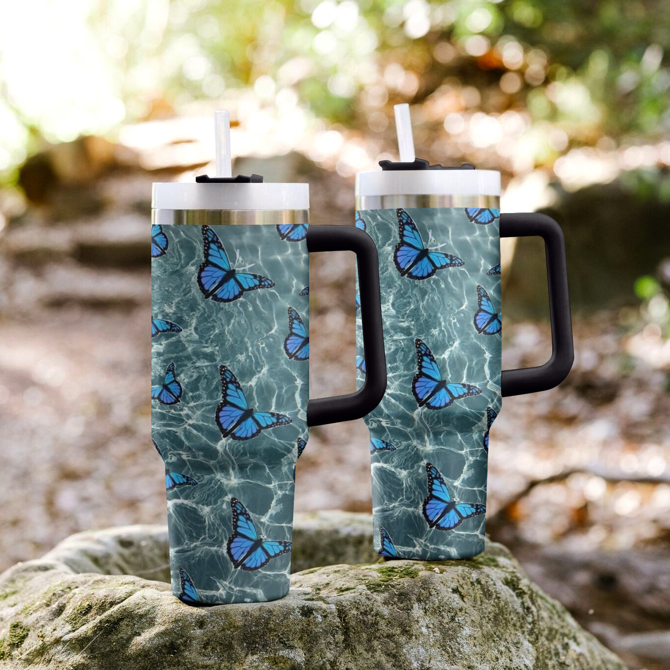 Spheregoods Tumbler Ocean Whisper Wings