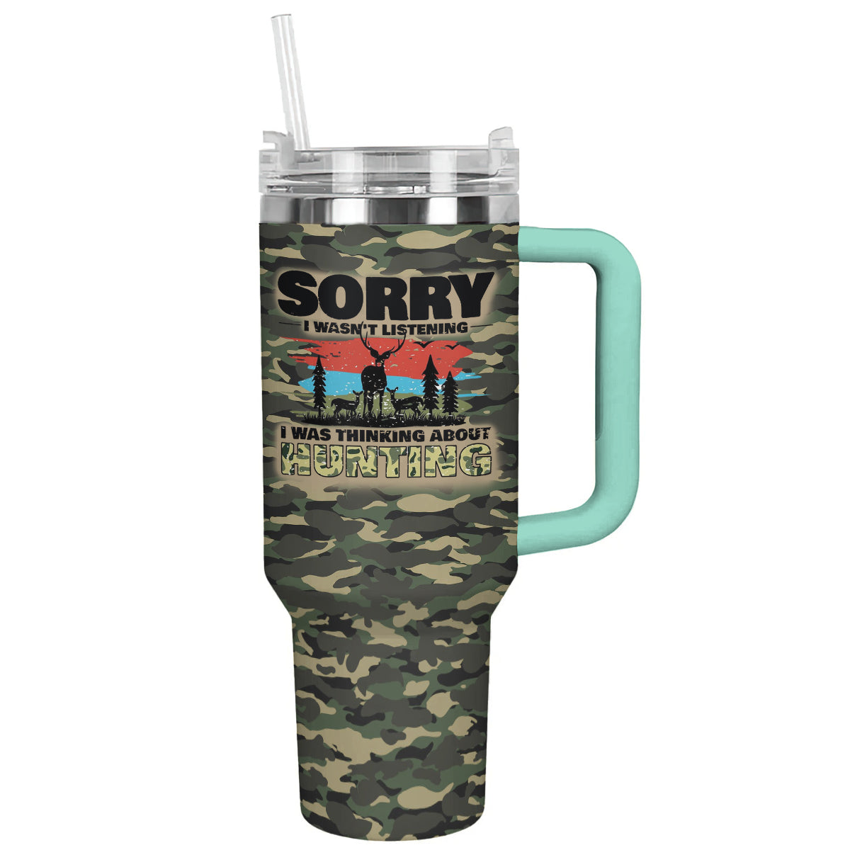 Spheregoods Tumbler Forever Hunting Thoughts